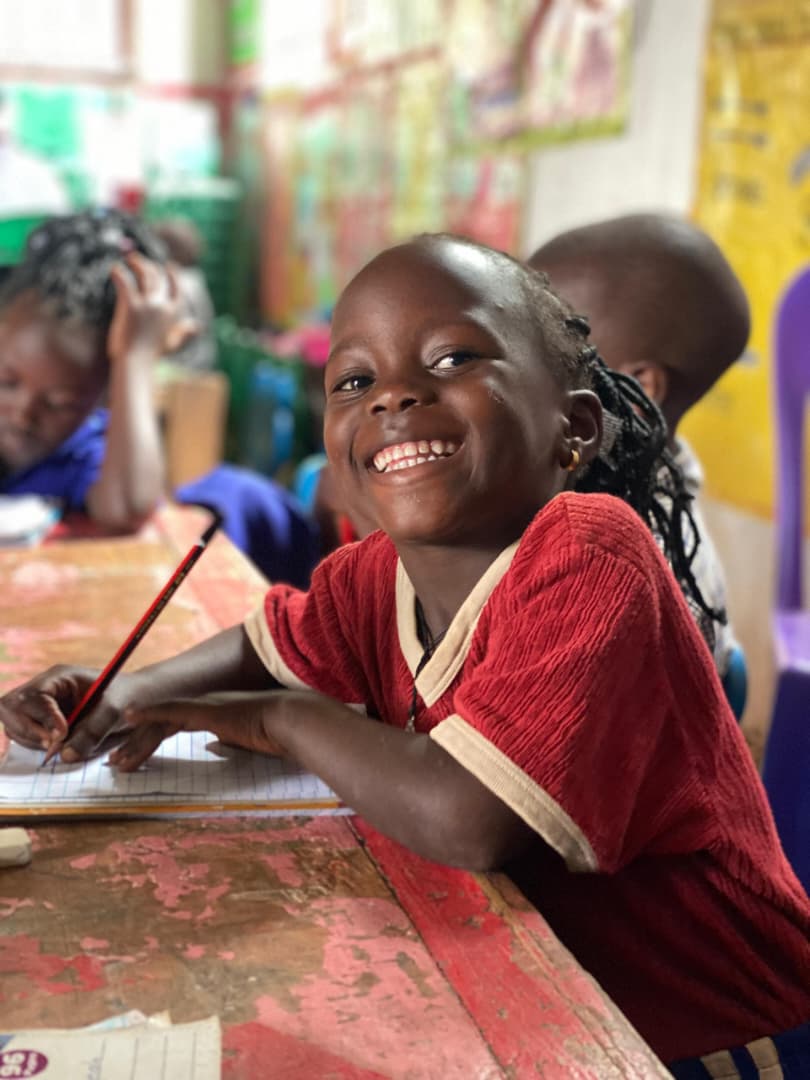 Smiling Ugandan child